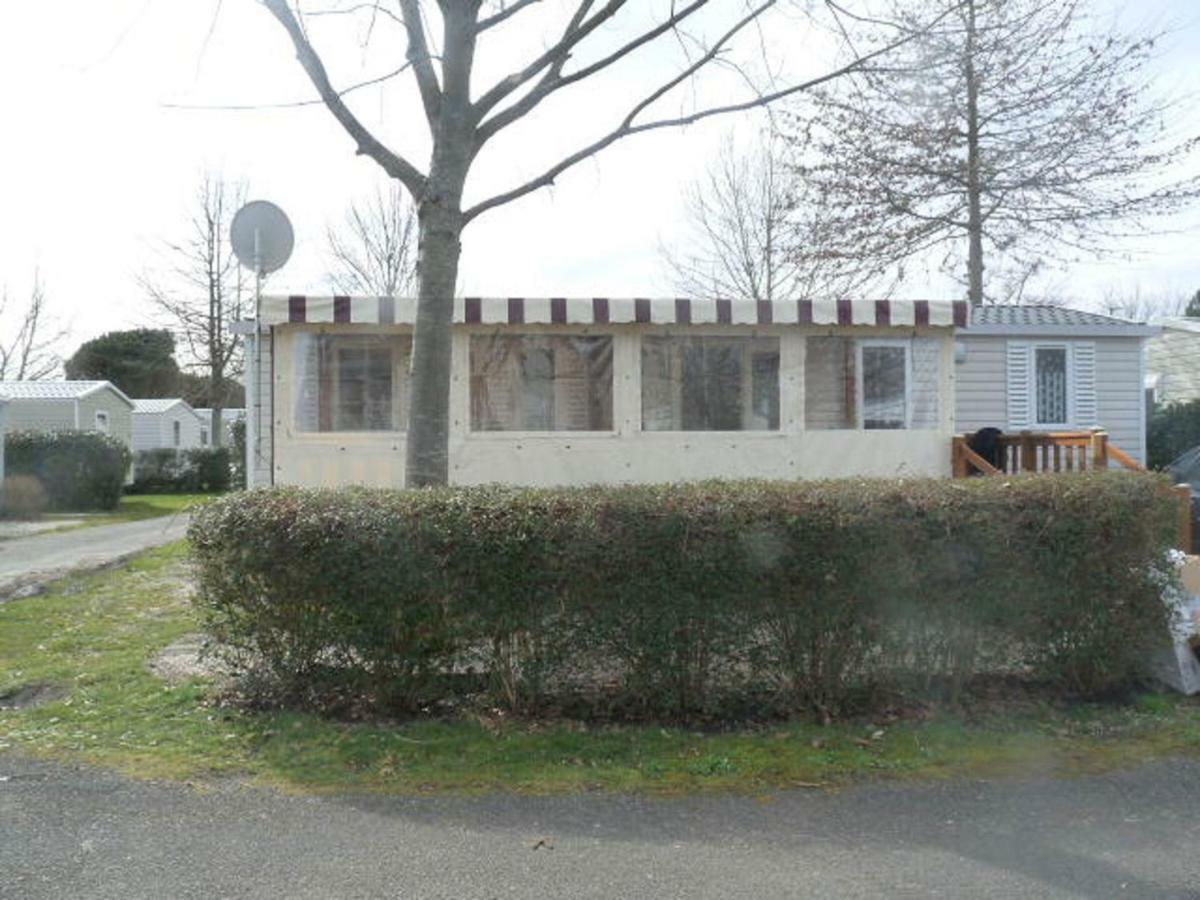 Mobile Home Ht De Gamme Climatise Dans Le Camping **** De La Reserve Gastes Exteriör bild