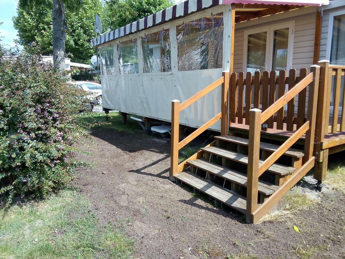 Mobile Home Ht De Gamme Climatise Dans Le Camping **** De La Reserve Gastes Exteriör bild